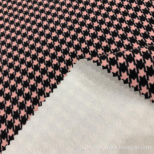 Hound Tooth Check Printing Fabric
